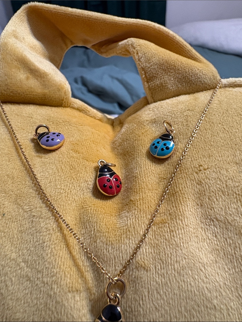 Joan Rivers Collection Ladybug necklace - Picture 4 of 7